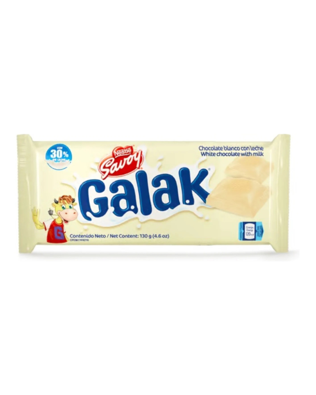 Savoy Chocolate blanco Galak 130g.
